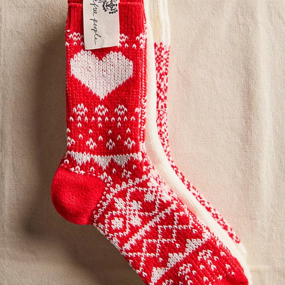 Free People Nordic Knit Sock Bundle NWT